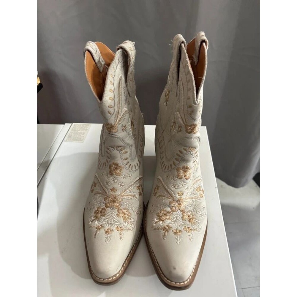 DINGO women’s Primrose Western Booties snip toe - Picture 5 of 8